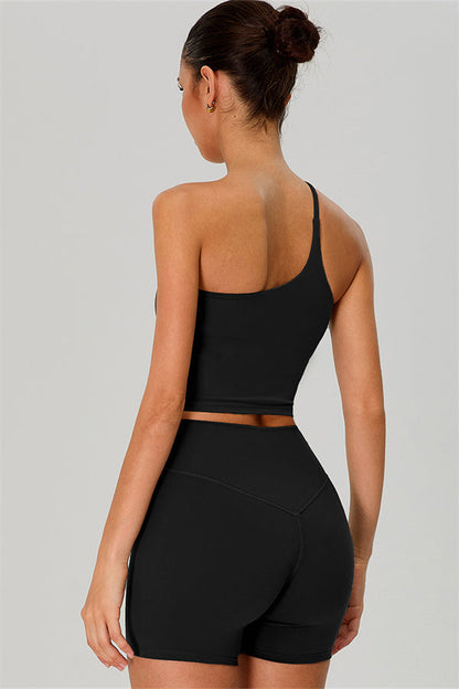 The Jewel One-Shoulder Crop Top