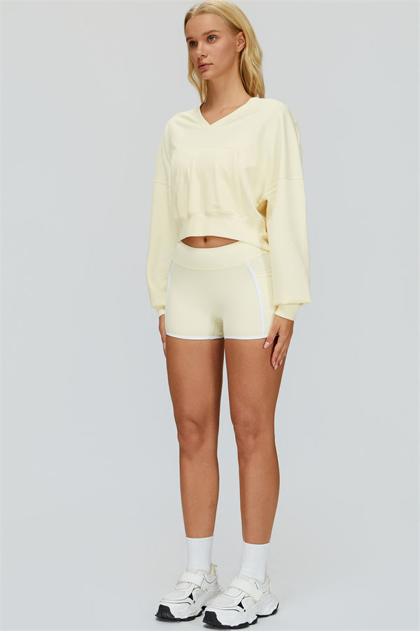 The Whisper V-Neck Hoodie