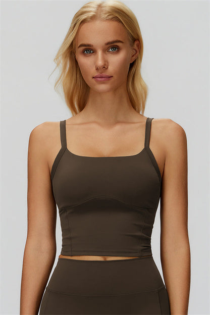 The Fyra Crop Tank Flared Leggings 2-Piece Set
