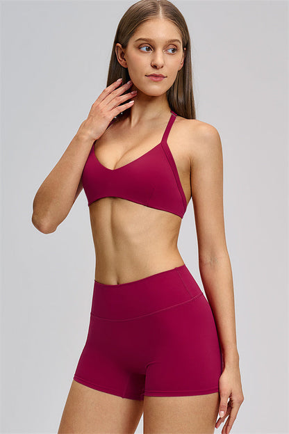 The Zestful Sports Bra Shorts 2-Piece Set