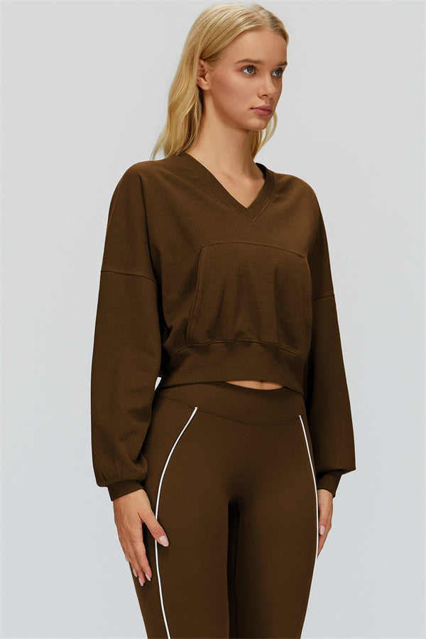 The Whisper V-Neck Hoodie