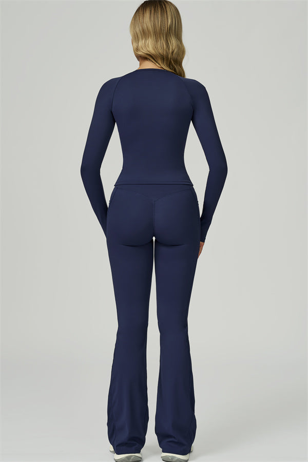 The FlexFit Active Top Flared Leggings 2-Piece Set