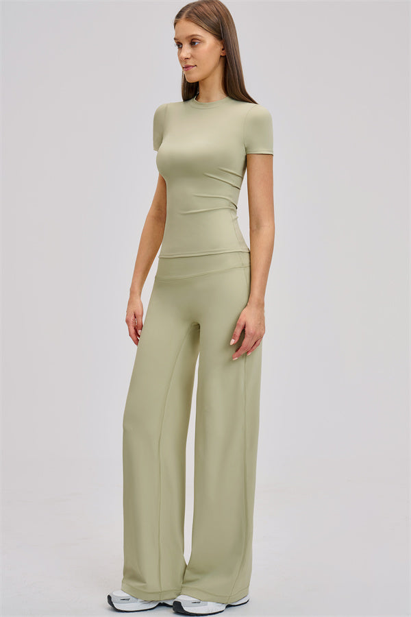 The Dynamic T-shirt Straight Leg Pants 2-Piece Set