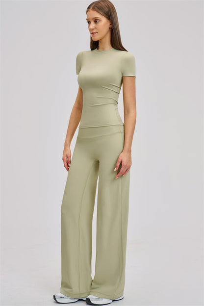 The Dynamic T-shirt Straight Leg Pants 2-Piece Set