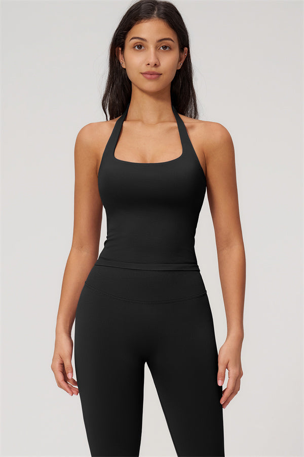 The Empower Halter Crop Top