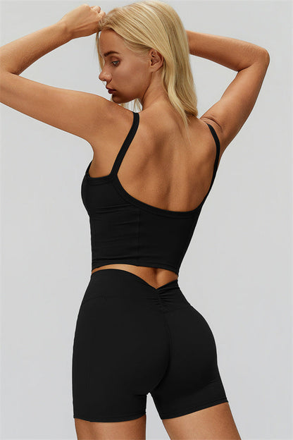 The Fyra Crop Tank Shorts 2-Piece Set