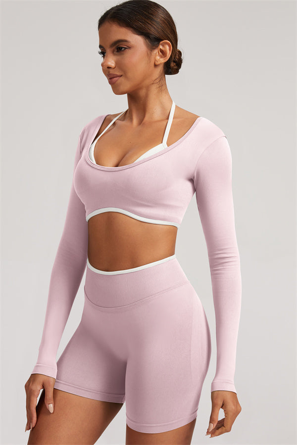 The Elevate Long Sleeve Crop top