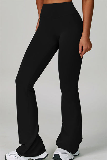 The Bold Cross Back Sports Bra Flared Leggings 2-Piece Set