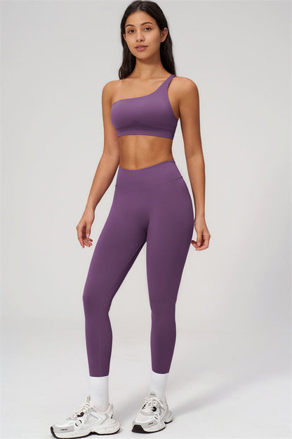 The Empower One-Shoulder Sports Bra Leggings 2-Piece Set