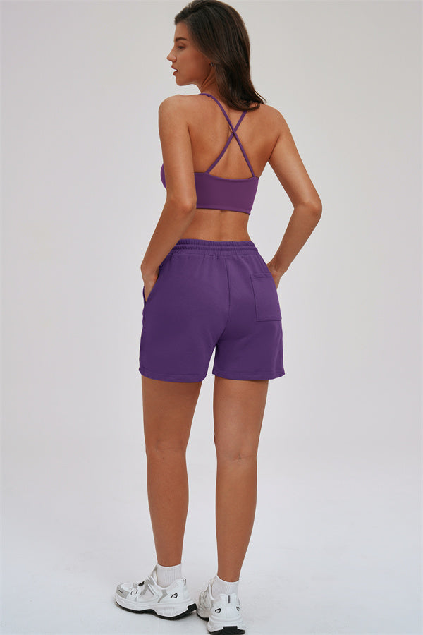 The Kinetic Cross Back Sports Bra