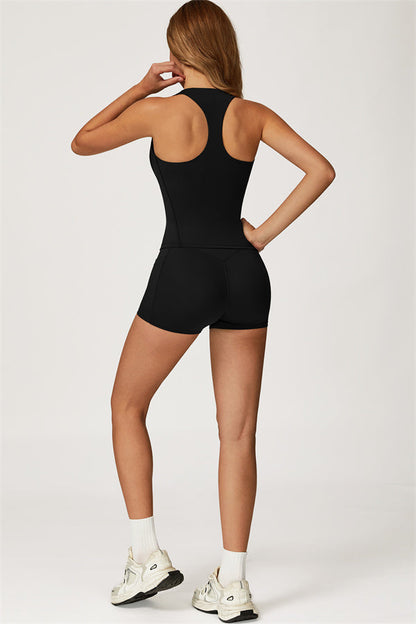 The Glacier Crop Tank Shorts 2-Piece Set