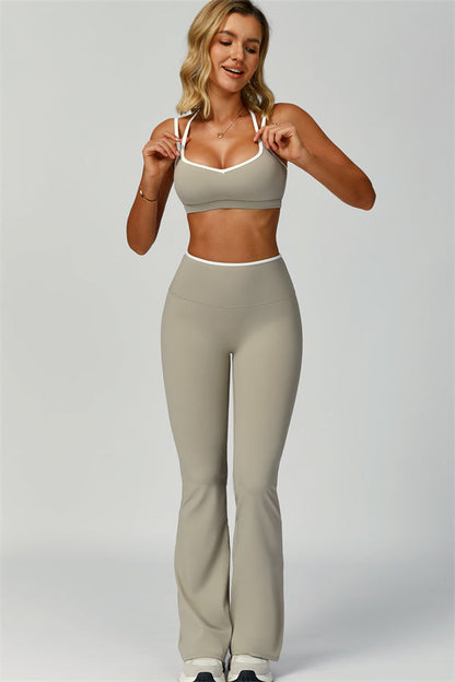 The Quest Sports Bra Flared Leggings 2-Piece Set