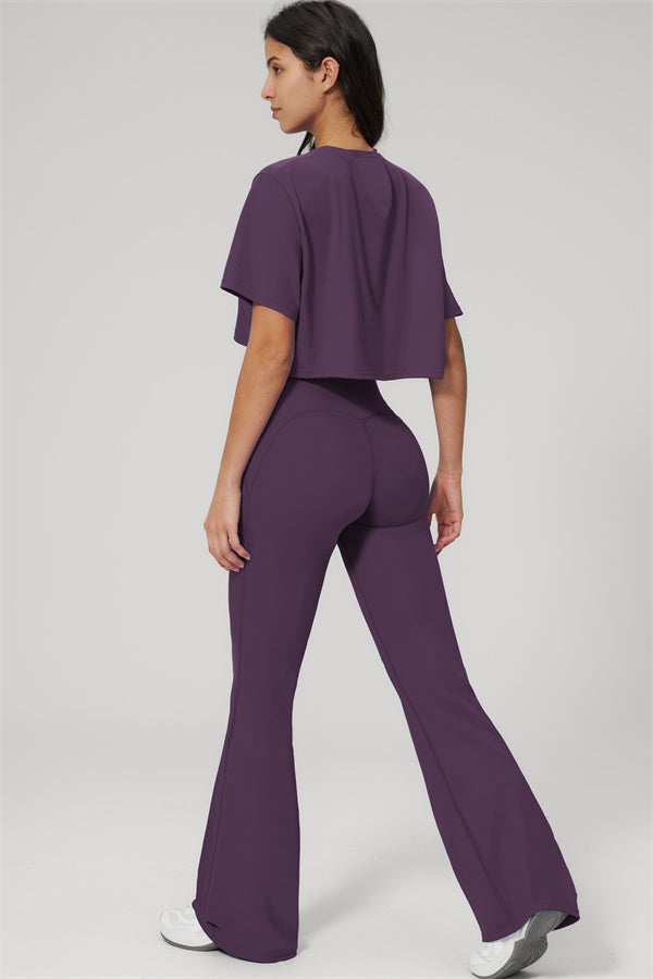 The Bold T-shirt Flared Leggings 2-Piece Set