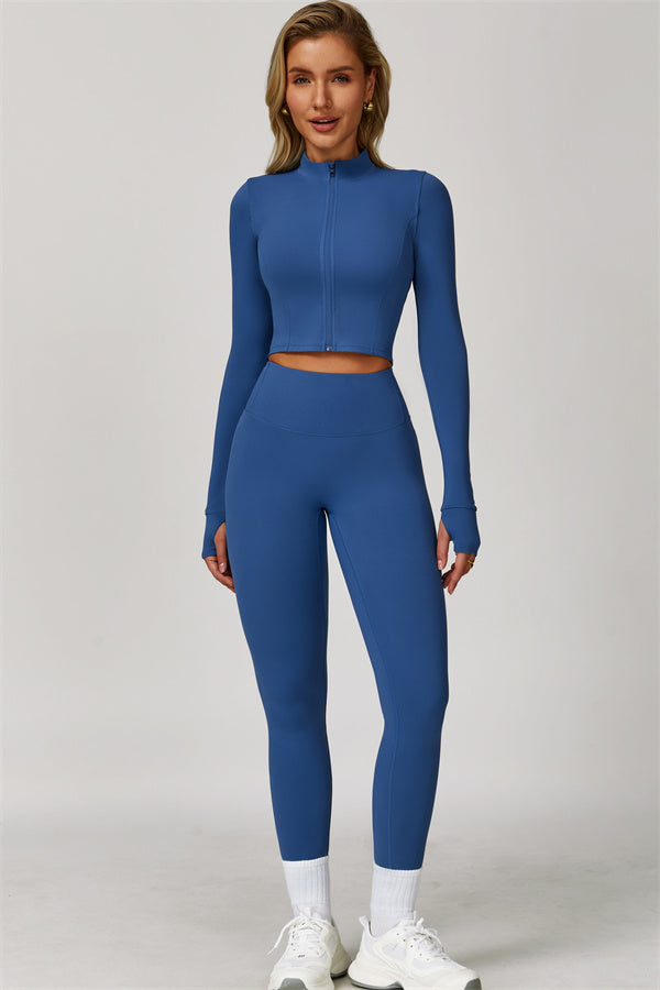 The Eloise Jacket Sports Bra Leggings 3-Piece Set