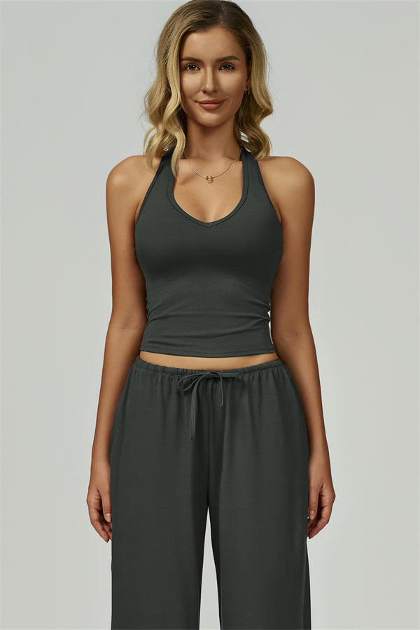 The Sprint Halter Tank Top
