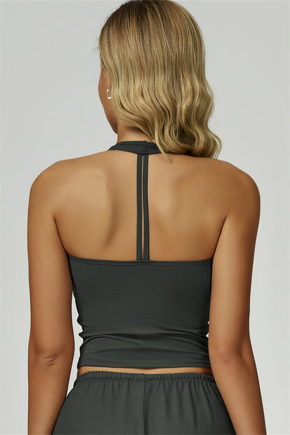 The Sprint Halter Tank Top Sweatpants 2-Piece Set