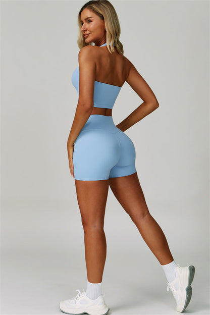The Seraphine Halter Crop Top
