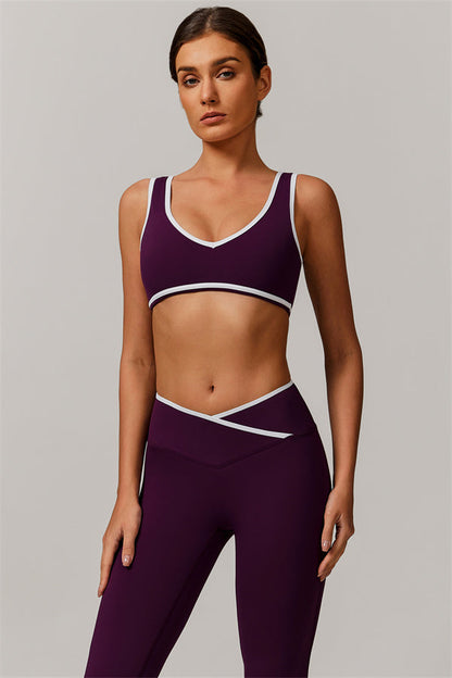 The Stamina Sports Bra Flared Leggings 2-Piece Set