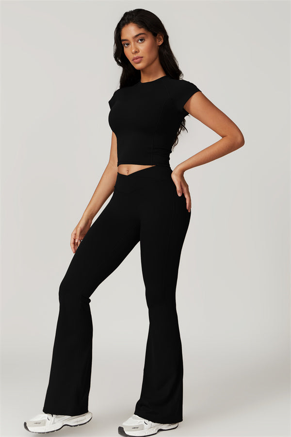 The Sophia T-shirt Flares 2-Piece Set