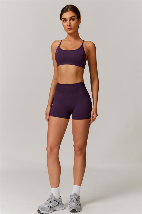 Nova Luxe Sports Bra Shorts 2-Piece Set