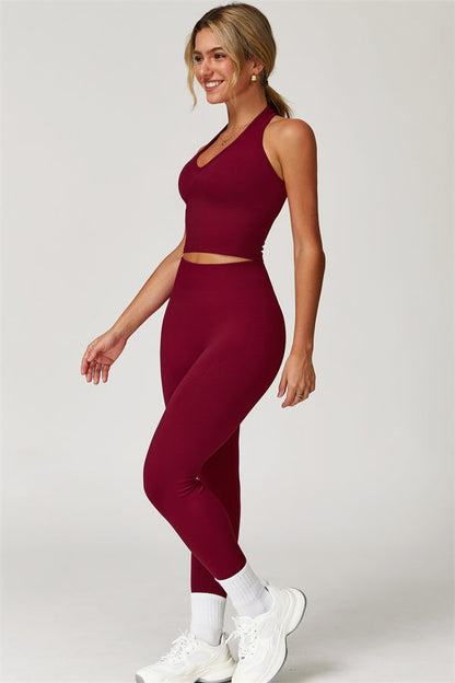 The Delight Halter Top Leggings 2-Piece Set