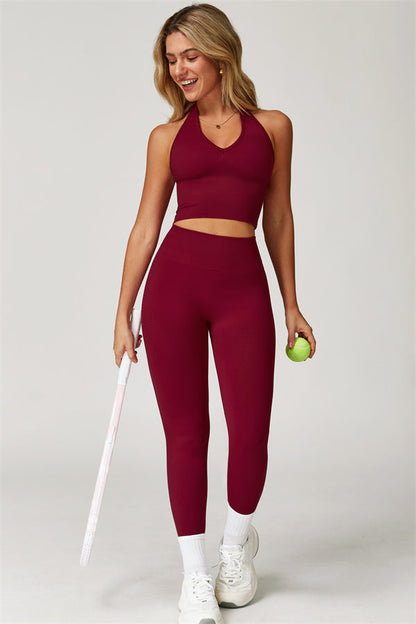 The Delight Halter Top Leggings 2-Piece Set