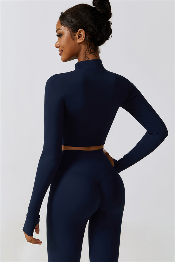 Juno Star Jacket Sports Bra Leggings 3-Piece Set