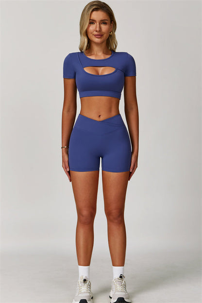 The Lavish Cut-out Crop Top