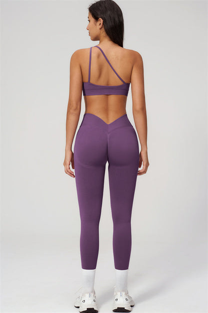 The Empower One-Shoulder Sports Bra