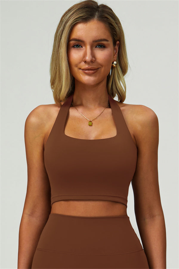 The Seraphine Halter Crop Top Shorts 2-Piece Set