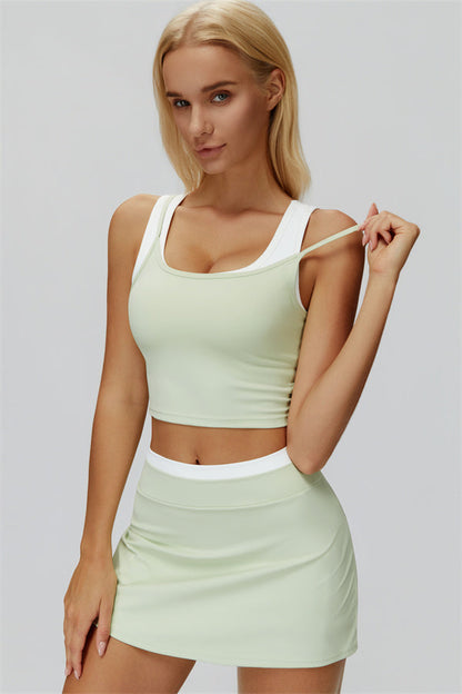 The Canyon Crop Tank Skirt 2-Piece Set