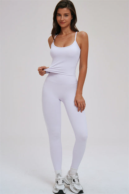 The Svelte Cross Back Tank Top Leggings 2-Piece Set