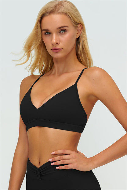 The Lushness Y-Back Sports Bra Shorts 2-Piece Set