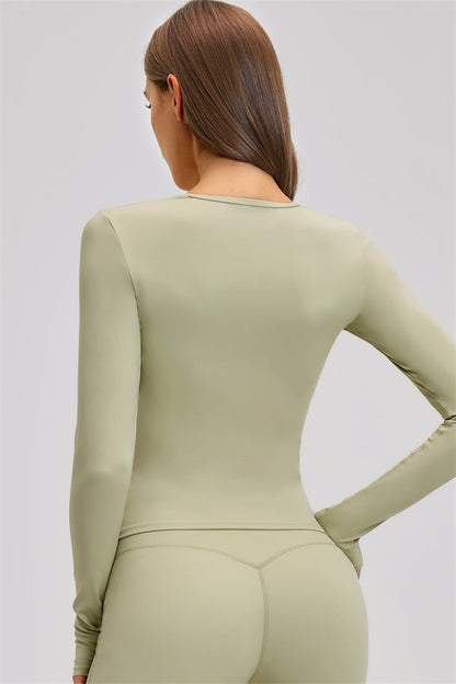The Dynamic Long Sleeve T-shirt Straight Leg Pants 2-Piece Set