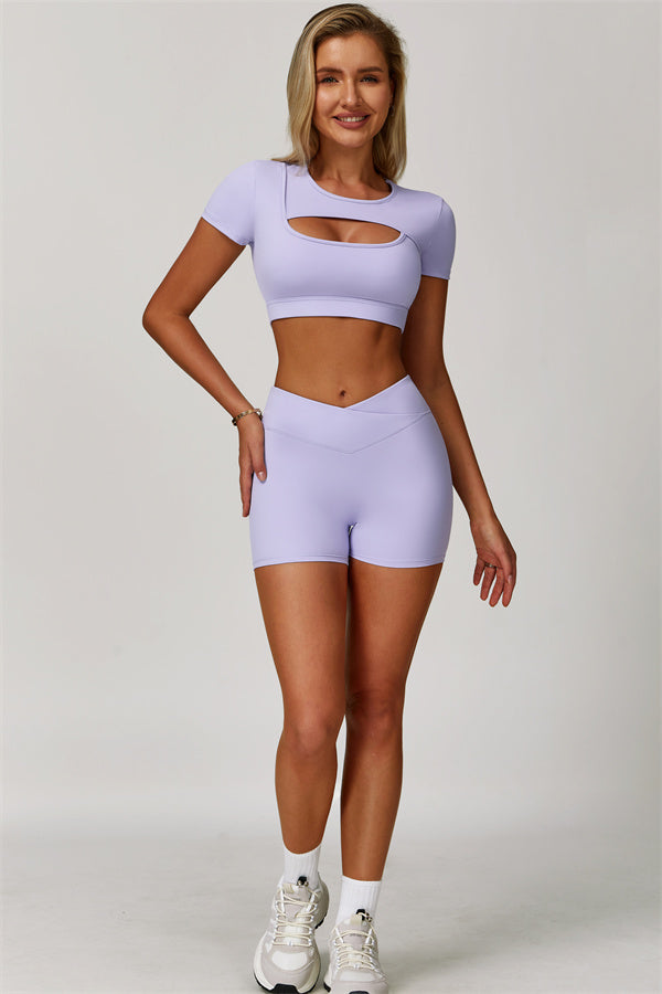 The Lavish Cut-out Crop Top