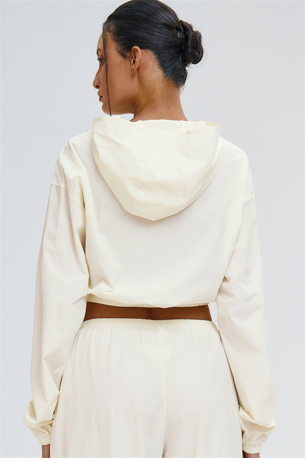 The Svelte UV protection Crop Hoodie
