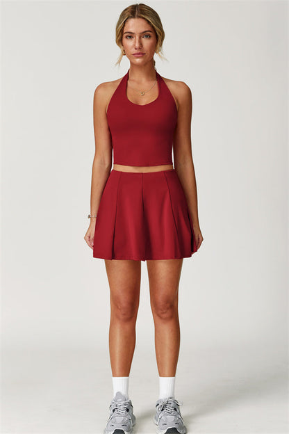 The Boost Halter Crop Top