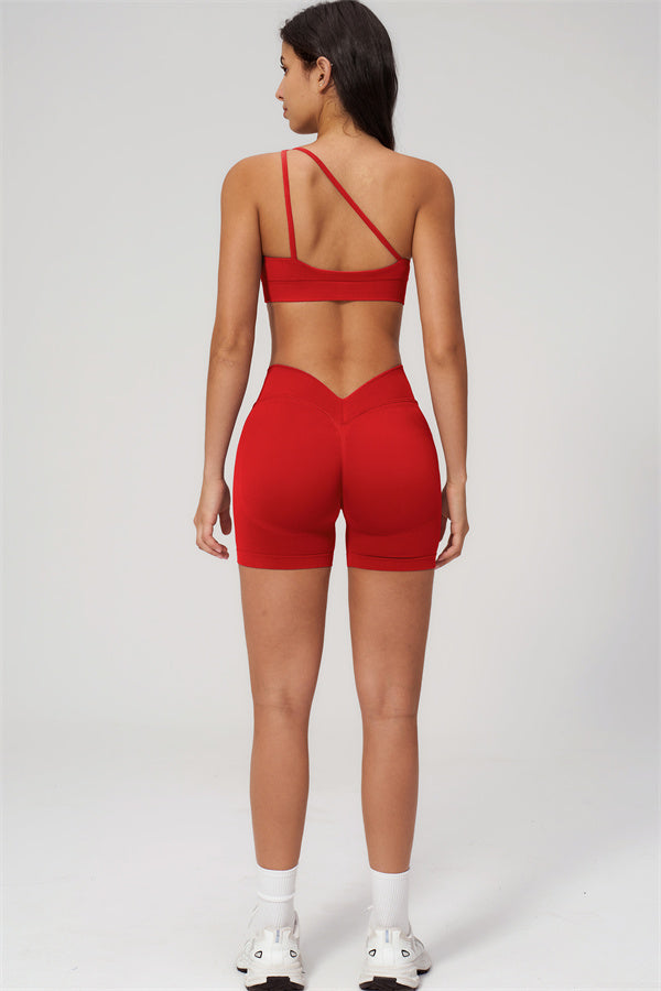 The Empower One-Shoulder Sports Bra