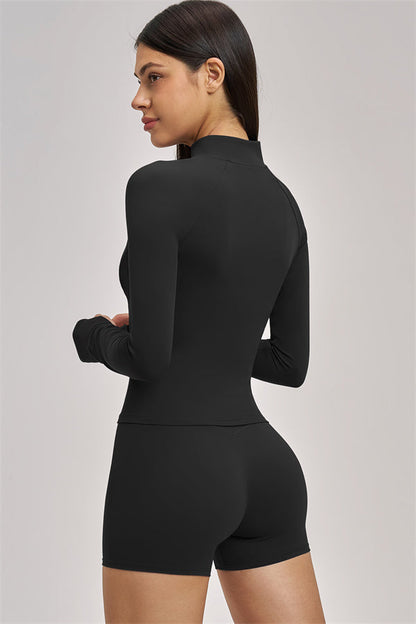 The Swoon Jacket Sports Bra Shorts 3-Piece Set