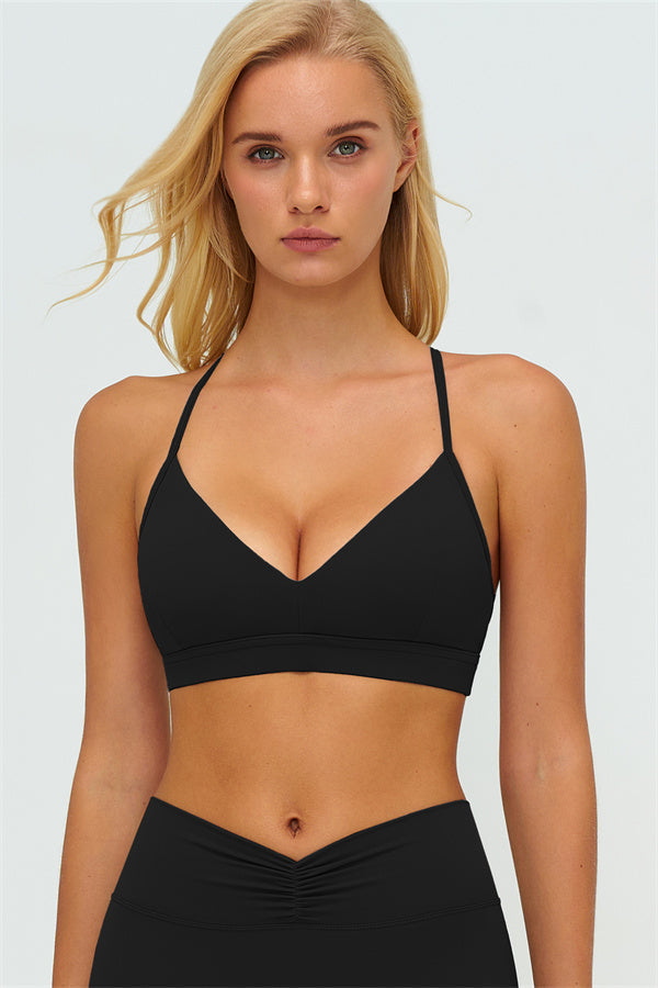 The Lushness Y-Back Sports Bra Flared Leggings 2-Piece Set