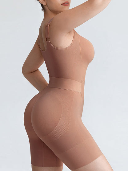 Seamless Open-Back Butt-Lifting Tummy Control Bodysuit