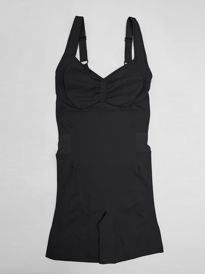Seamless Open-Back Butt-Lifting Tummy Control Bodysuit