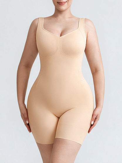 Seamless Open-Back Butt-Lifting Tummy Control Bodysuit