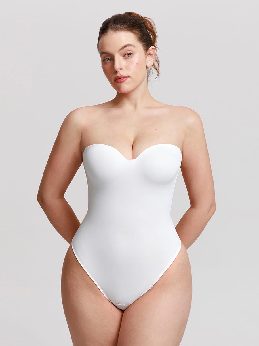 SculptFit Strapless Waist Shaping Bodysuit