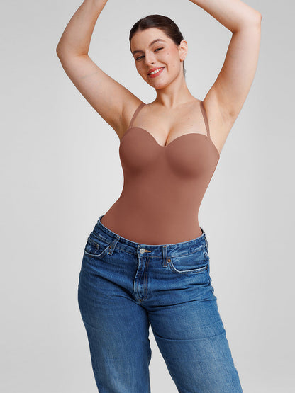 Seamless Underwire Half-Cup Shapewear Bodysuit Description Heading: