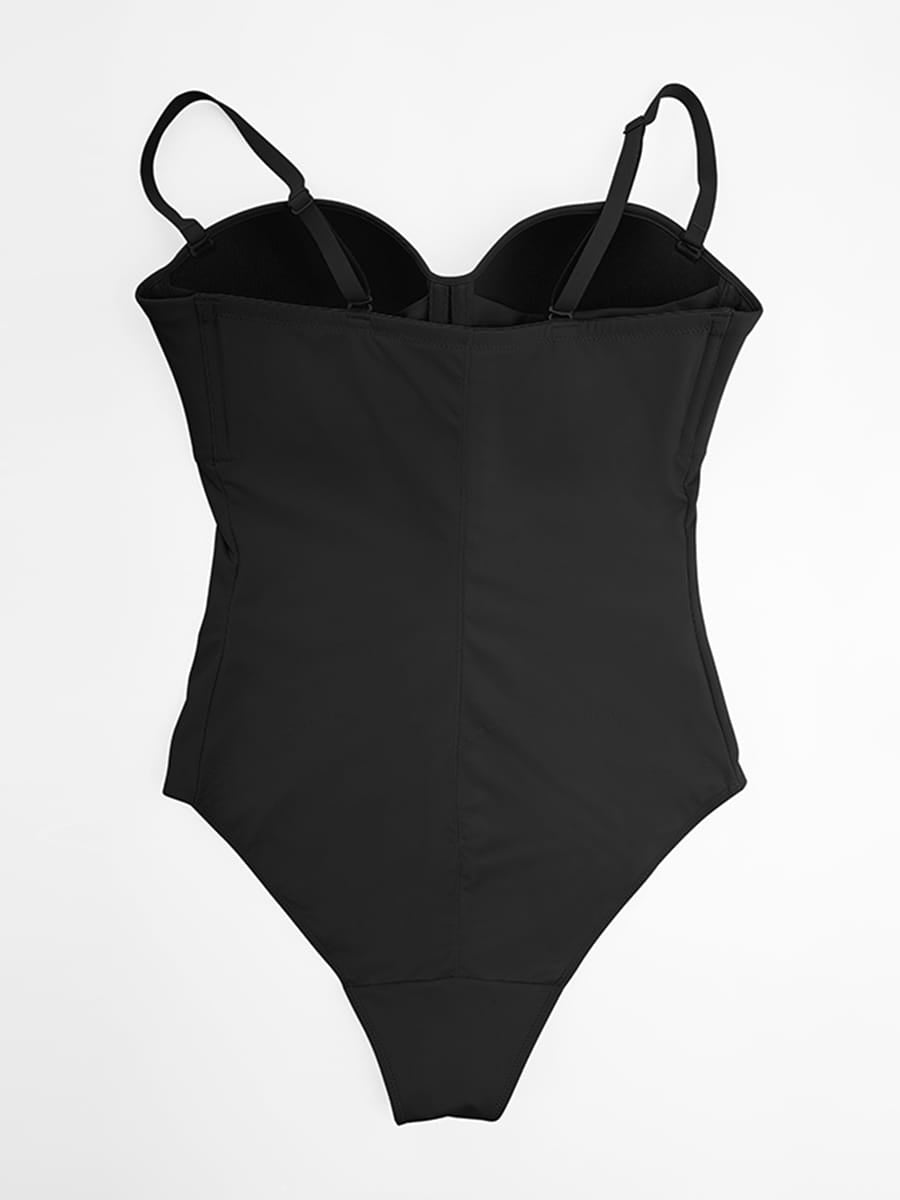 Seamless Underwire Half-Cup Shapewear Bodysuit Description Heading: