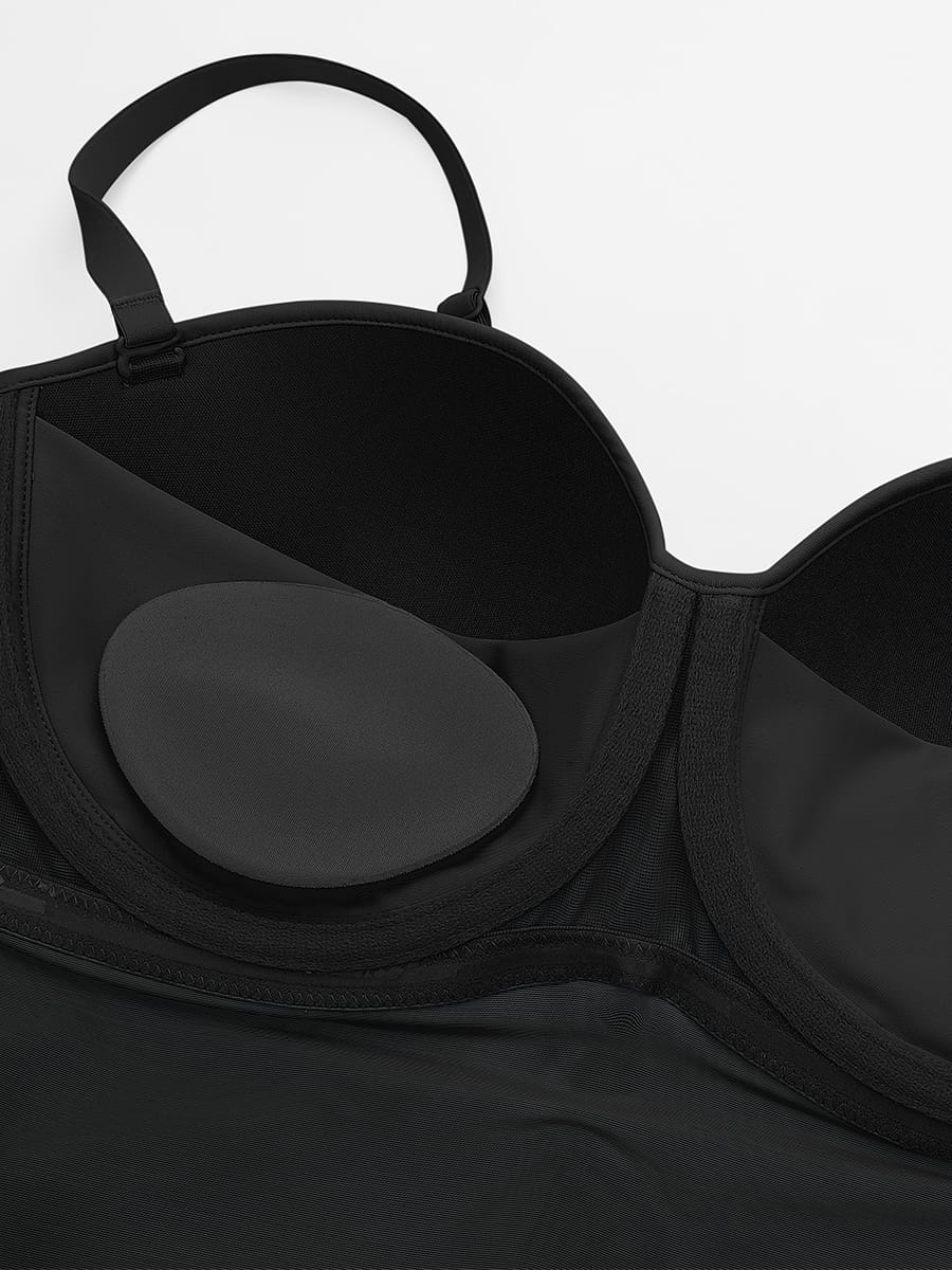 Seamless Underwire Half-Cup Shapewear Bodysuit Description Heading: