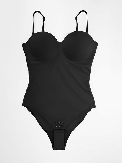 Seamless Underwire Half-Cup Shapewear Bodysuit Description Heading: