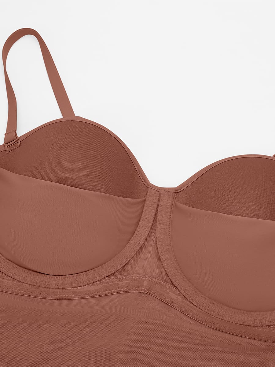 Seamless Underwire Half-Cup Shapewear Bodysuit Description Heading: