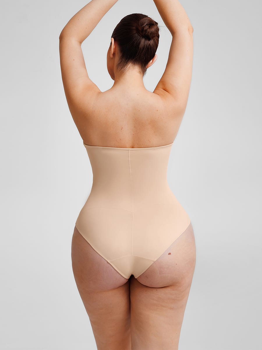 Seamless Underwire Half-Cup Shapewear Bodysuit Description Heading:
